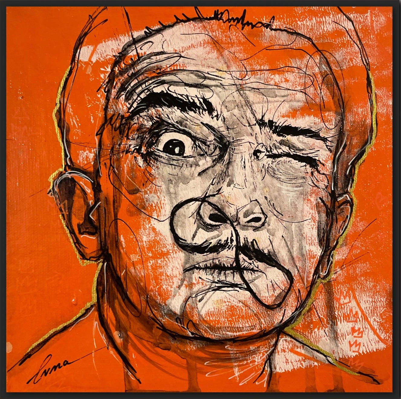 SALVADOR DALI 19x19cm