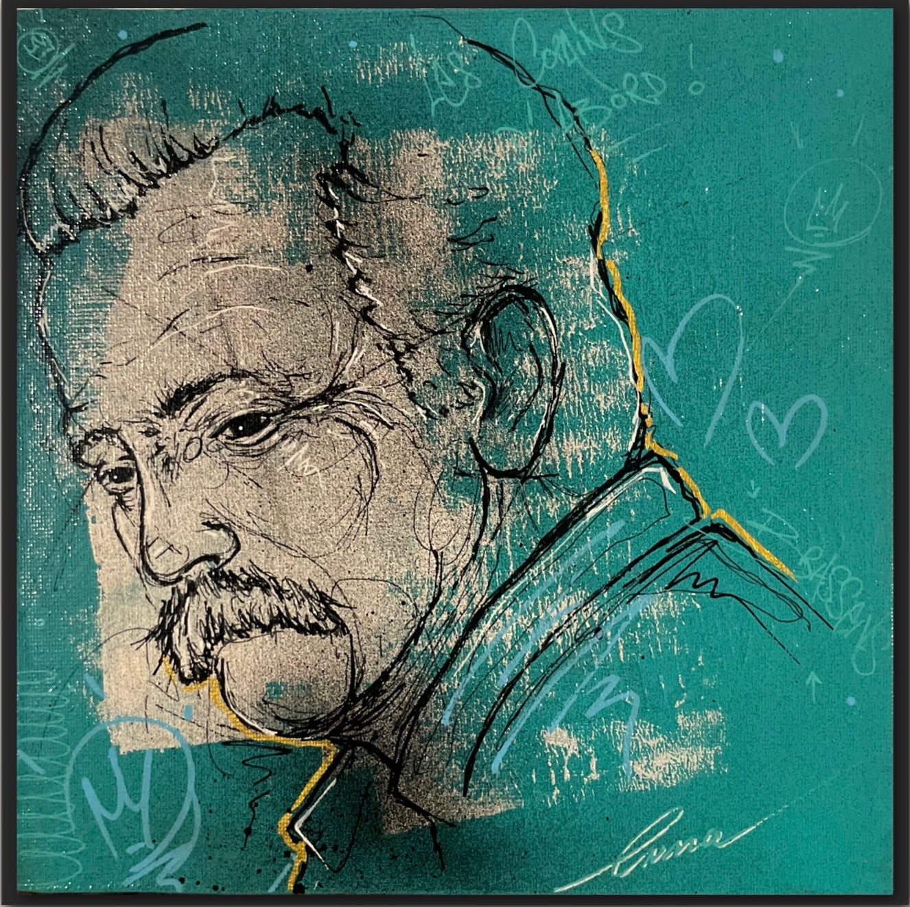 BRASSENS 19x19cm