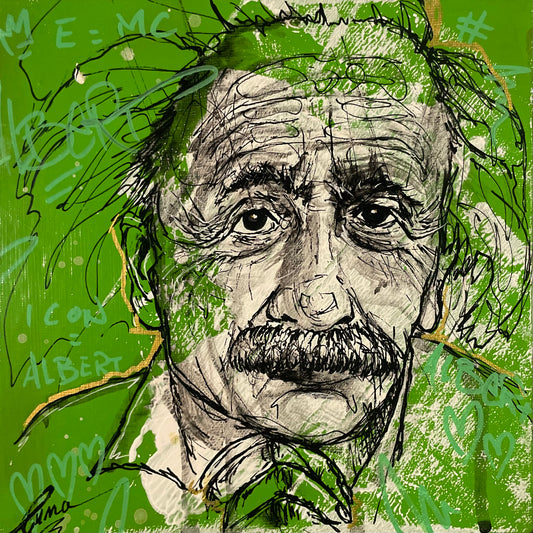 EINSTEIN ALBERT 19x19cm