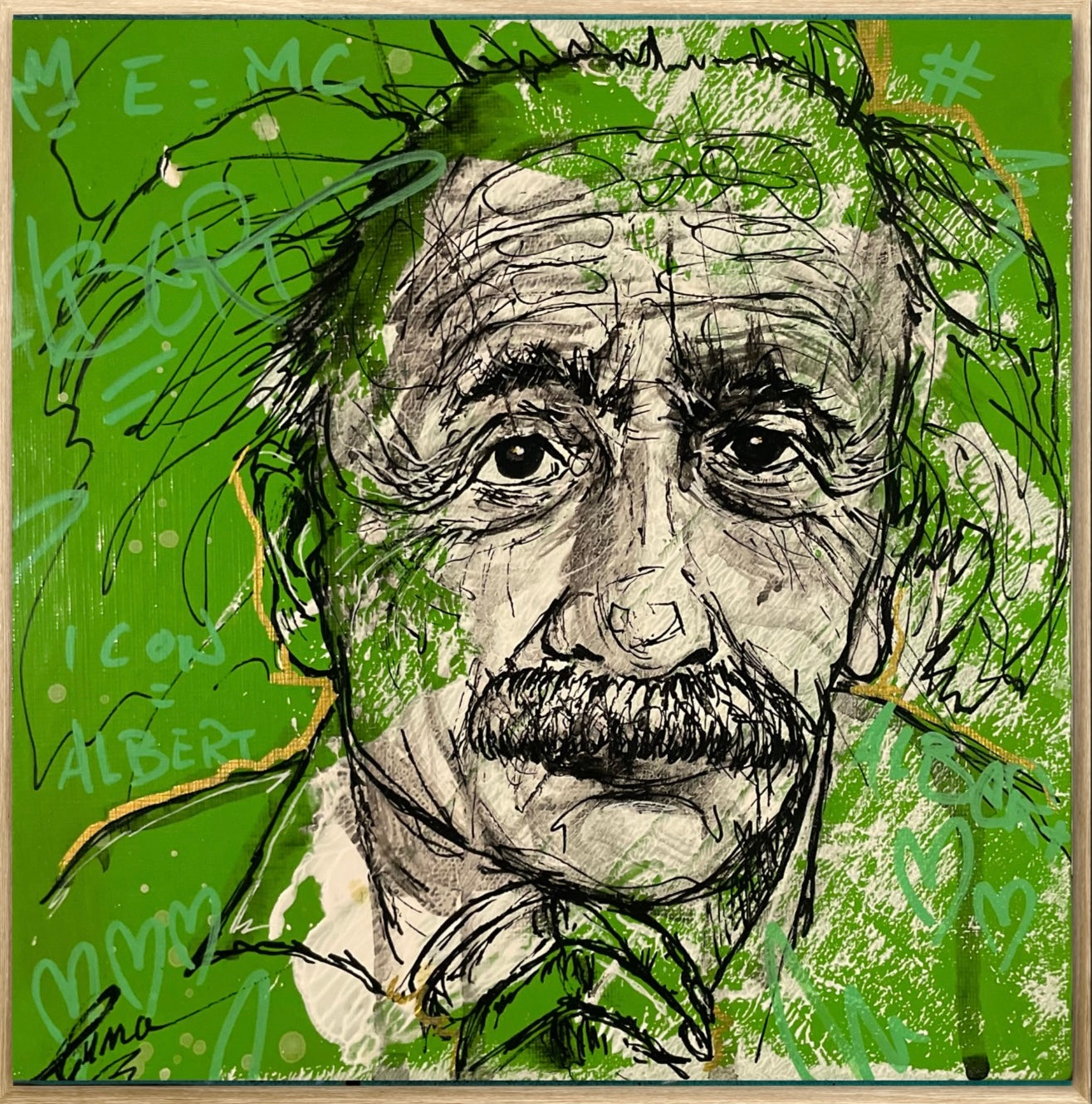 EINSTEIN ALBERT 19x19cm