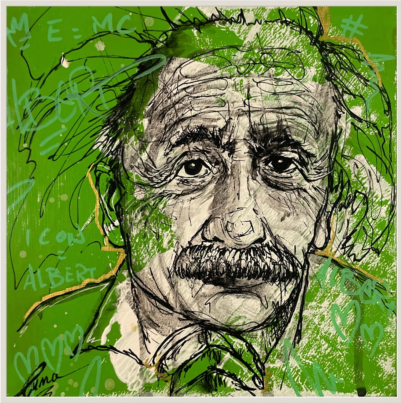 EINSTEIN ALBERT 19x19cm