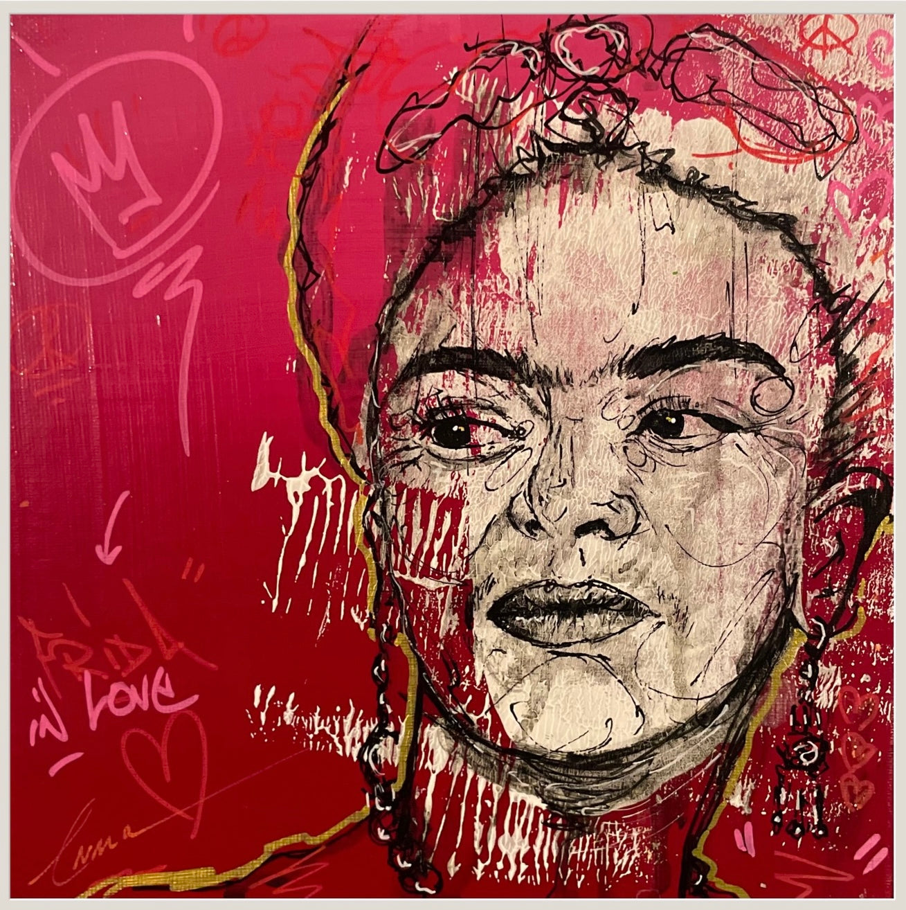 FRIDA KHALO 19x19cm