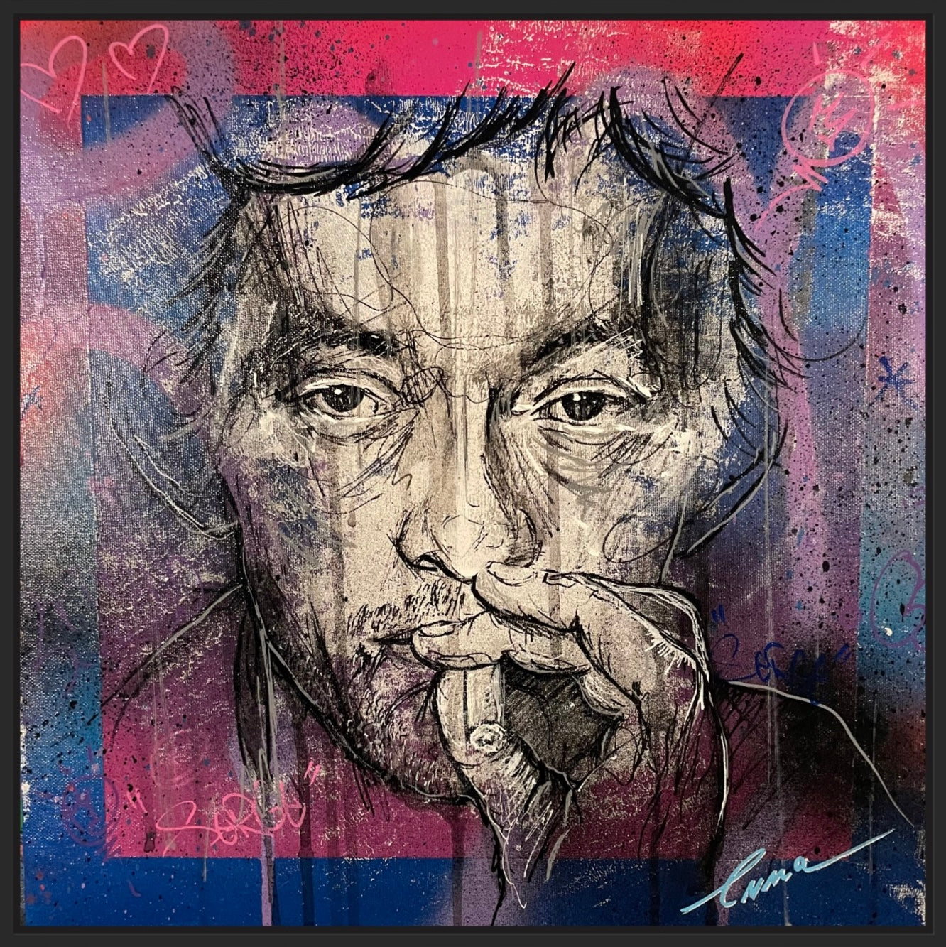 GAINSBOURG 36x36cm