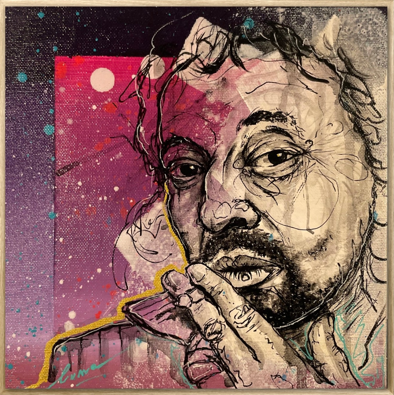 SERGE GAINSBOURG 19x19cm