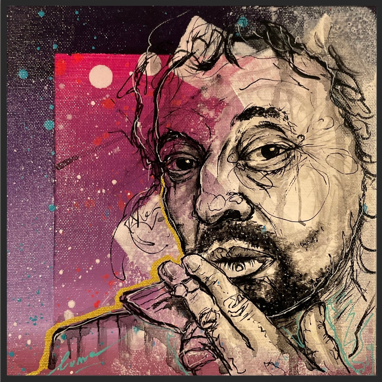 SERGE GAINSBOURG 19x19cm