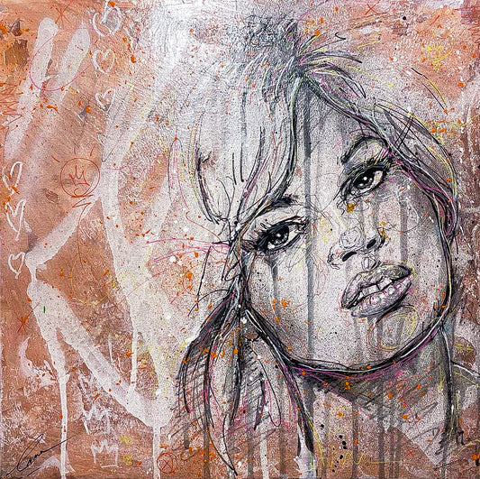 BRIGITTE BARDOT 36x36cm