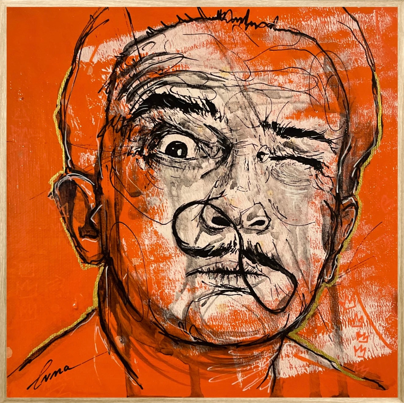 SALVADOR DALI 19x19cm