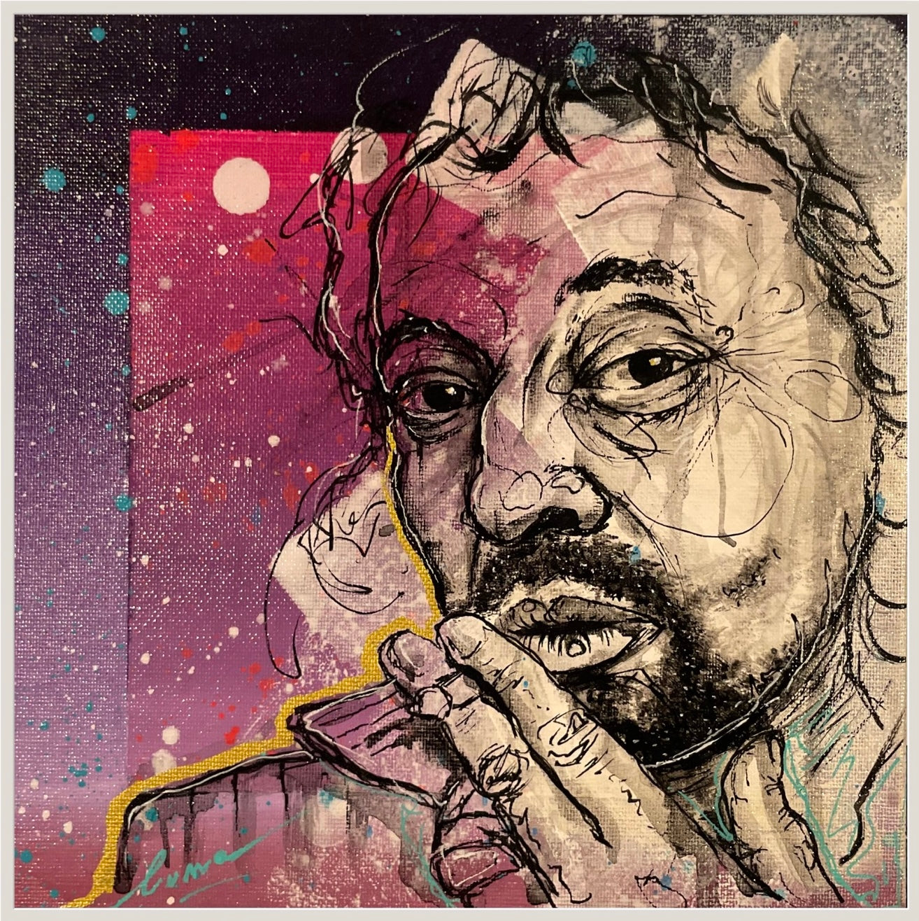 SERGE GAINSBOURG 19x19cm